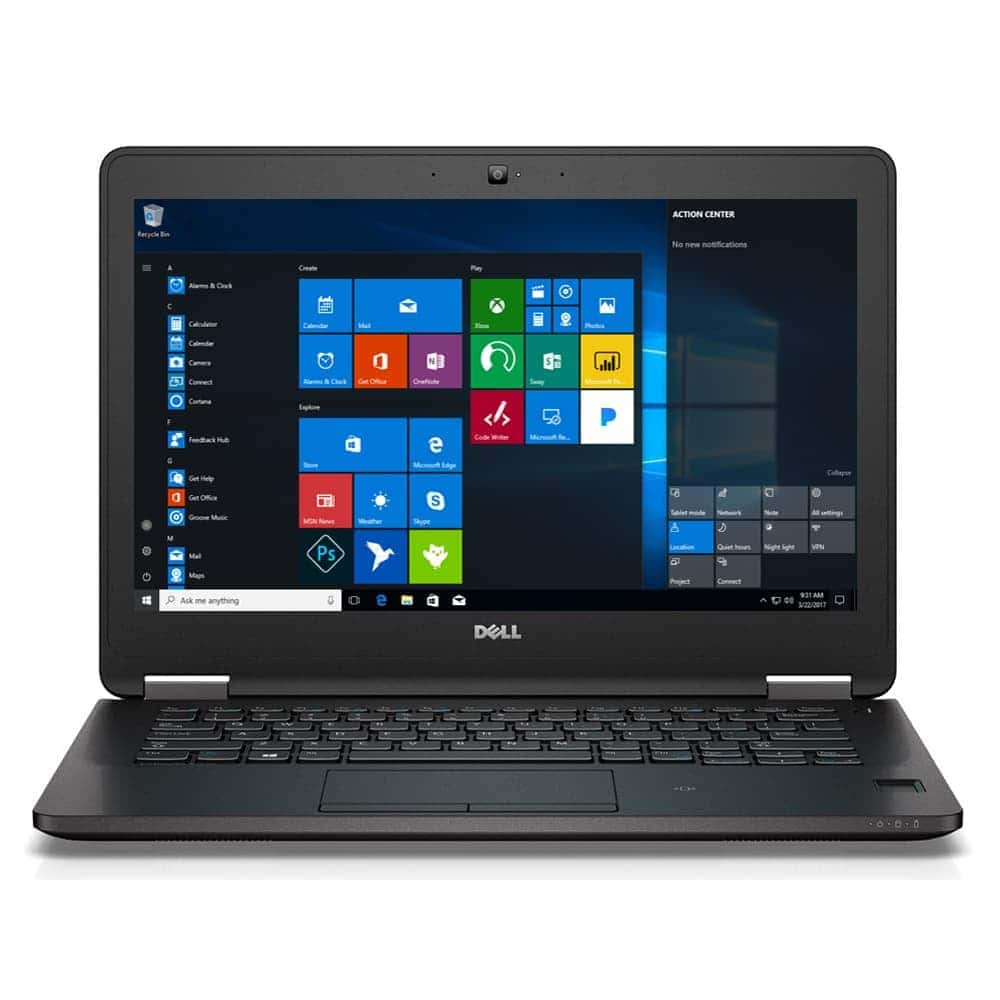 Dell Laptop Latitude 256GB SSD 8GB 12.5" Powerful Core i5 E7270 Windows 10 Pro