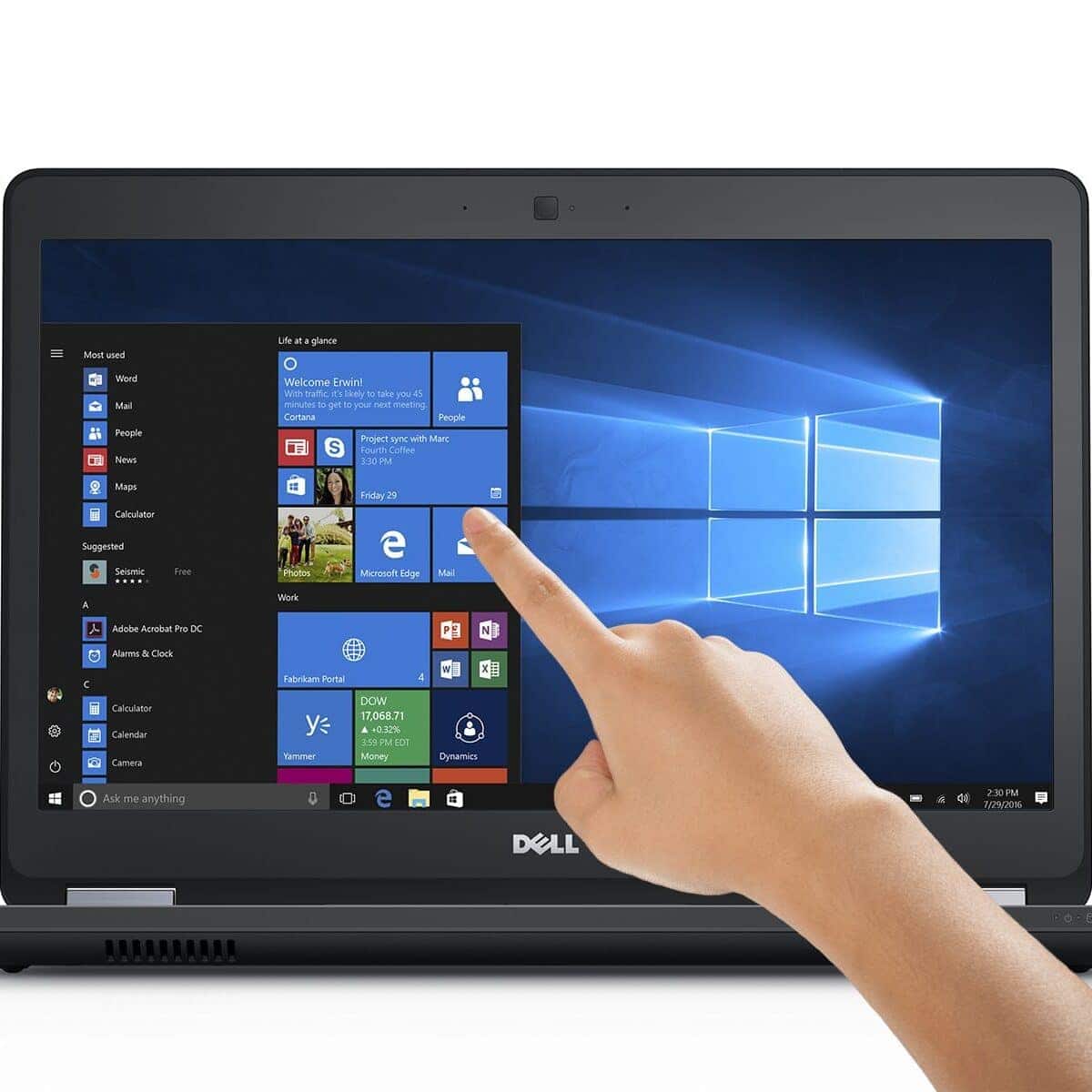 Dell Touch Screen 14" Laptop 128GB SSD 8GB Powerful Core i5 E5470 Windows 10