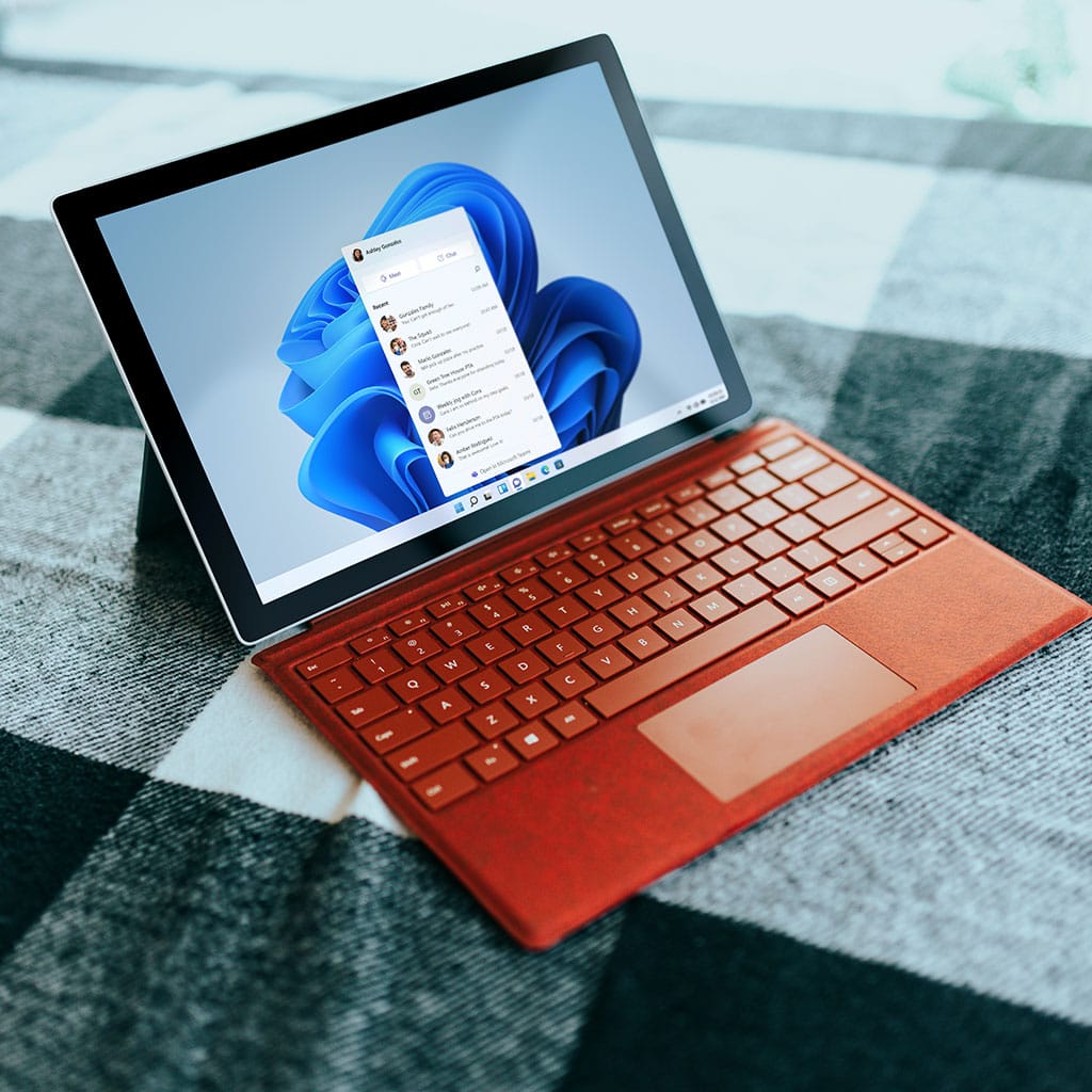 How do I create a Microsoft account in a laptop