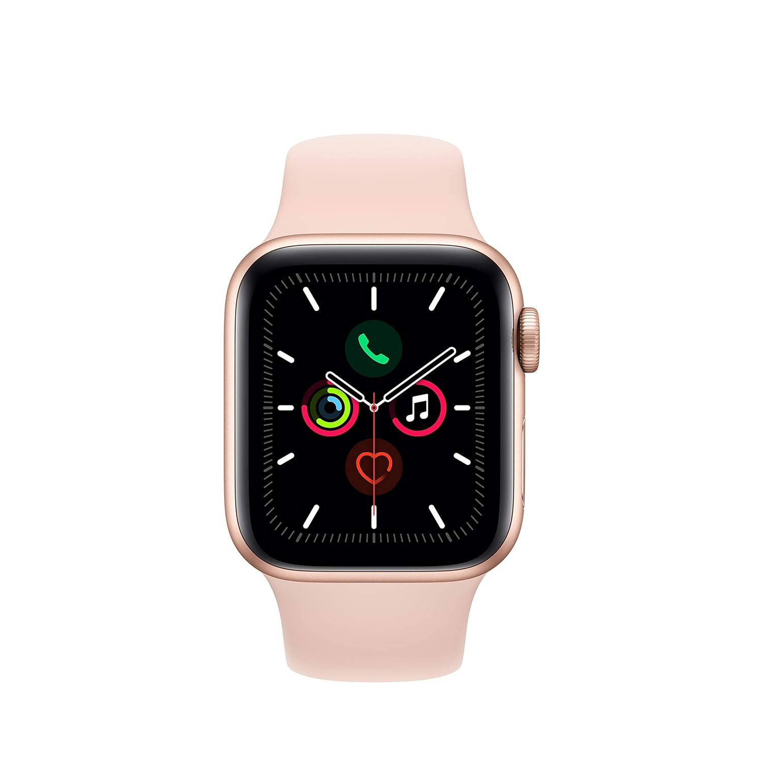 Apple Watch Series 5 40 mm Stainless steel GPS + Cellular gold | Sport Band pink