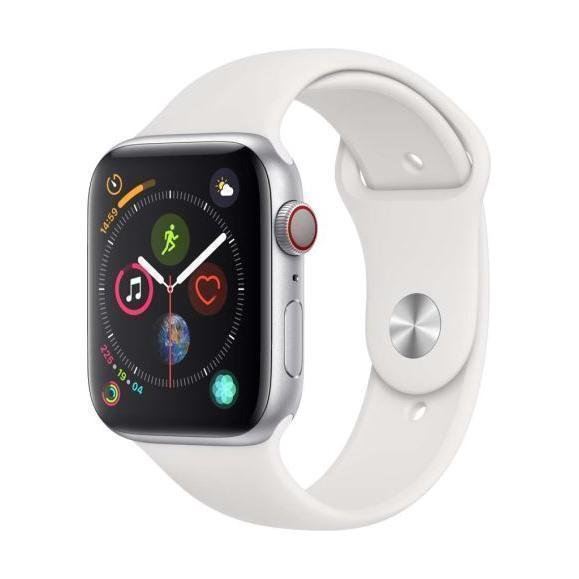 Apple Watch Series 4 44mm GPS+ 4G Hermes Silver Stainless Steel White Sport band