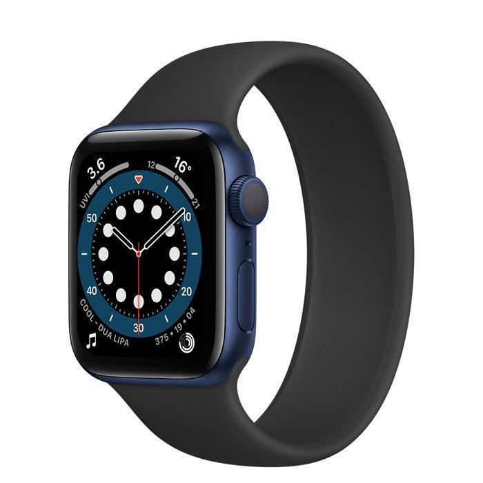 Apple Watch Series 6 44mm GPS Blue Aluminium Black Sport Band