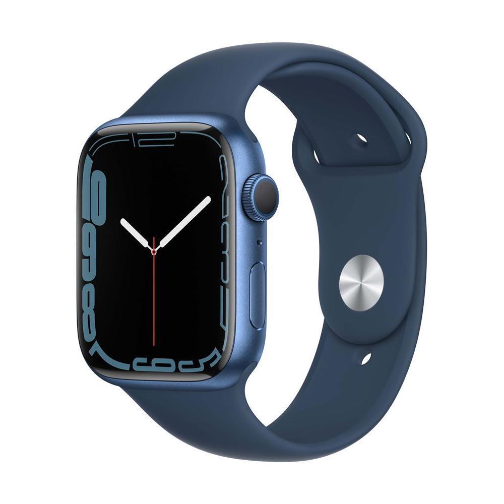 Apple Watch Series 7 45 mm GPS Blue Aluminum with blue Sport Band-E MKN83B/A