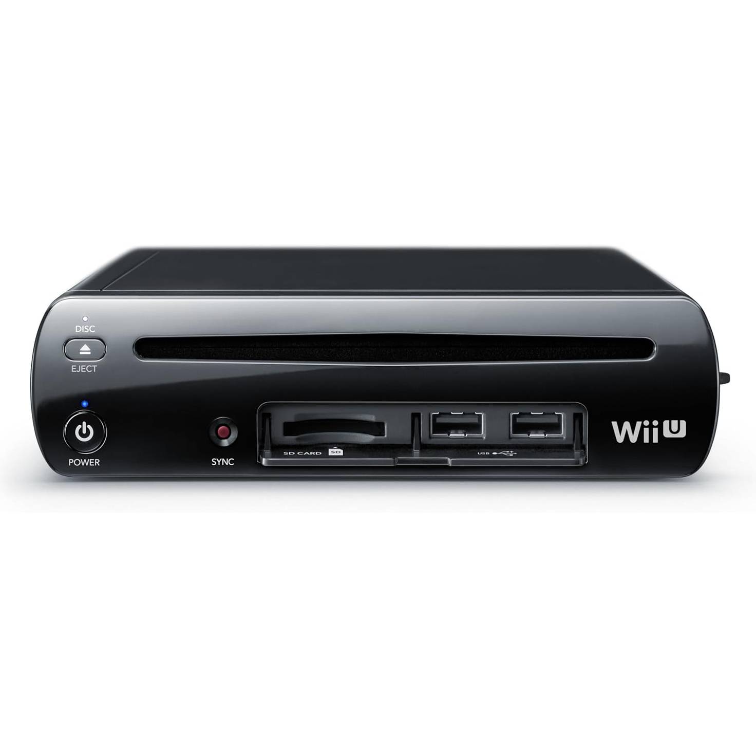 Nintendo Wii U 32GB Black front 2 (1)