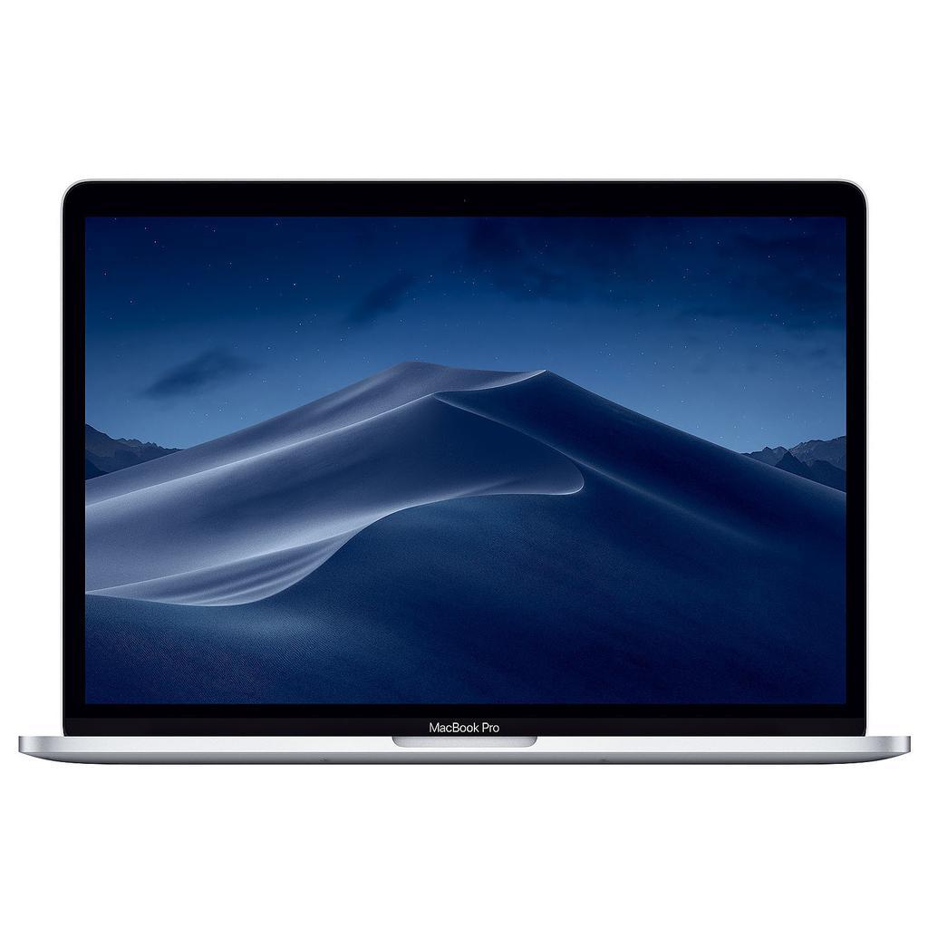 MacBook Pro 15 2018 silver front