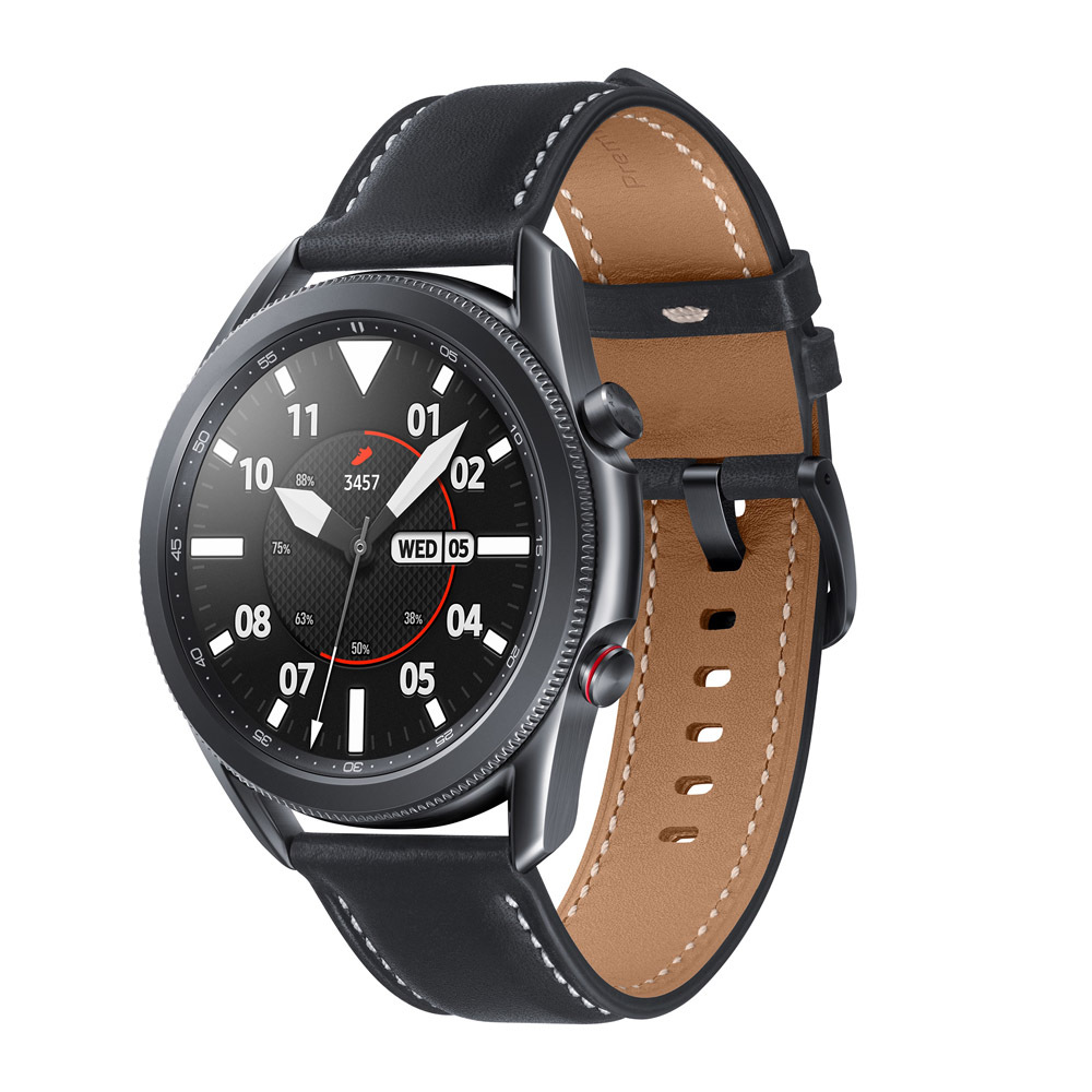 Samsung Galaxy Watch 3 45mm Black side 1200Wx1200H