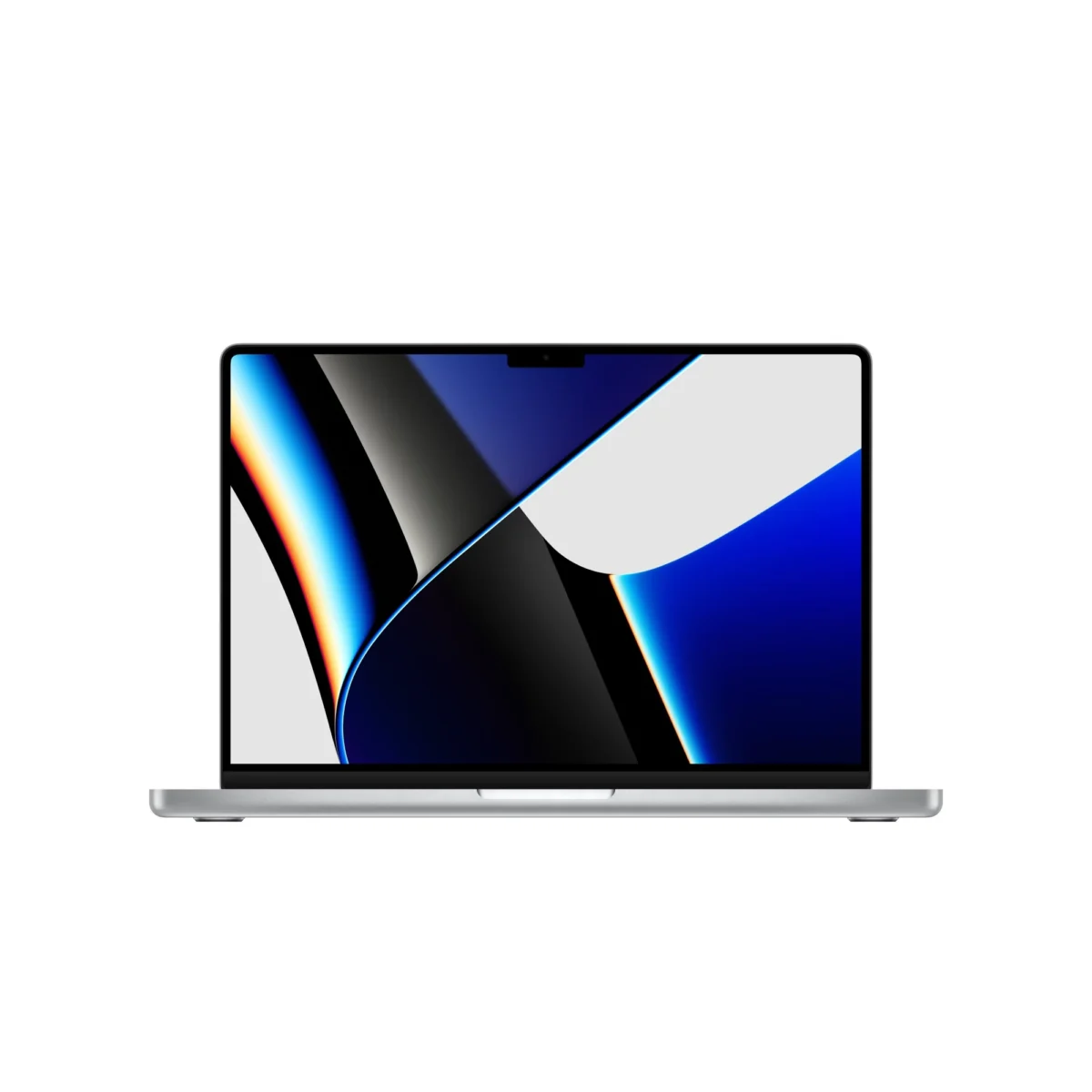 MacBook Pro 14.2 Liquid Retina XDR 2021 M1 Max 10CPU and 32GPU 32GB RAM 1TB SSD Silver Fair front view